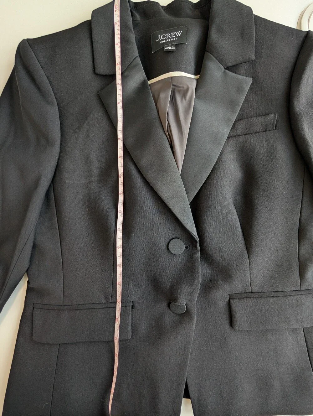 J. Crew Collection Shrunken-fit blazer in Italian tuxedo wool